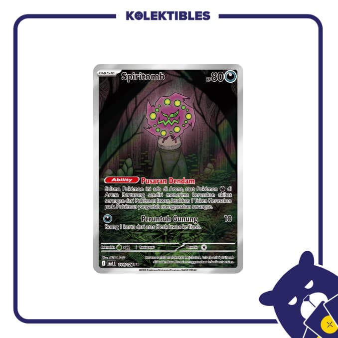 Pokemon Indonesia - MA1 144/126 AR - Spiritomb