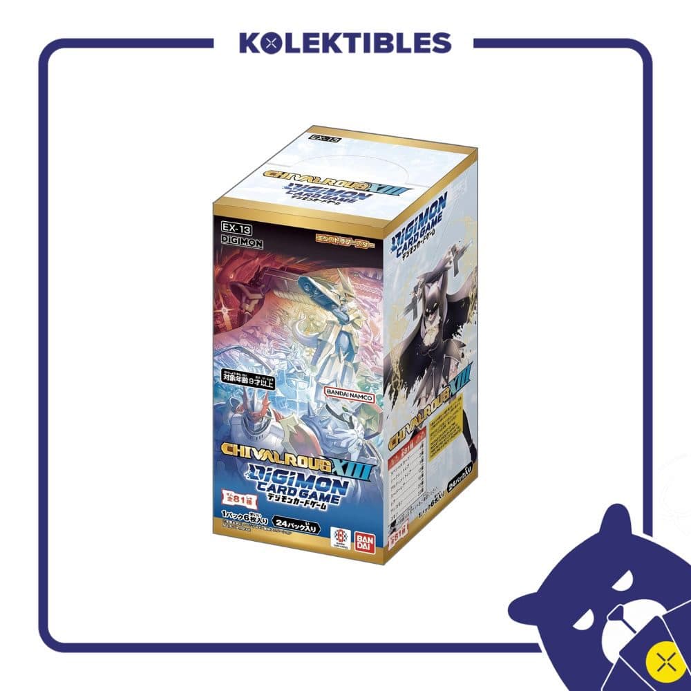 Digimon Japan Sealed Box EX-13 Chivalrous XIII